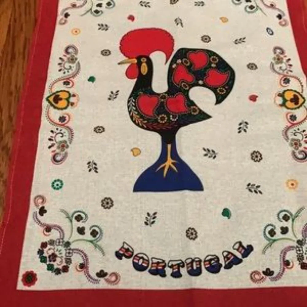 🇺🇸 NEW Portuguese Rooster Tea Towel